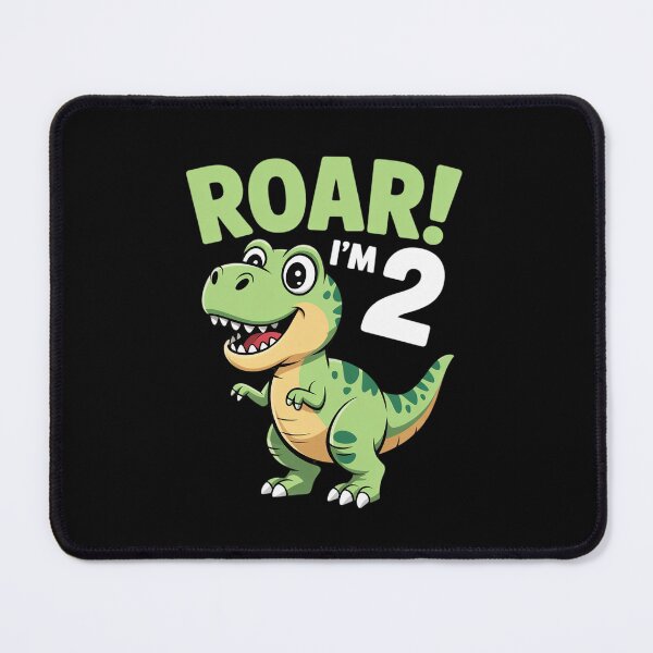 Item preview, Kids Children's 2nd Birthday T-Rex 2 Years Old Boy Dinosaur Dino  designed and sold by lilLilaBatArt.