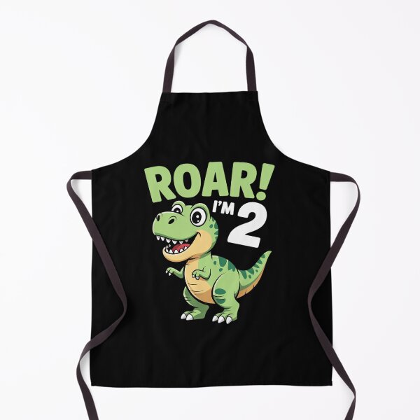 Item preview, Kids Children's 2nd Birthday T-Rex 2 Years Old Boy Dinosaur Dino designed and sold by lilLilaBatArt.