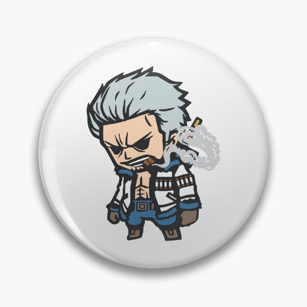 Item preview, vice admiral smoker cute sticker onepiece designed and sold by Weelbein9.