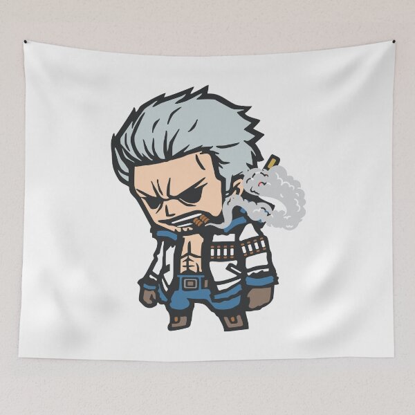 Item preview, vice admiral smoker cute sticker onepiece designed and sold by Weelbein9.