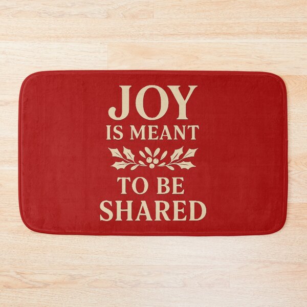 Item preview, Joy Is Meant to Be Shared – Wholesome Christmas Quote Design designed and sold by CraftedHome.