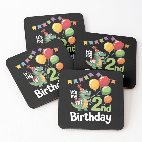 Item preview, Kids It's My 2nd Birthday T-Rex Dinosaur Birthday Party Kids  designed and sold by BeetleMalon.