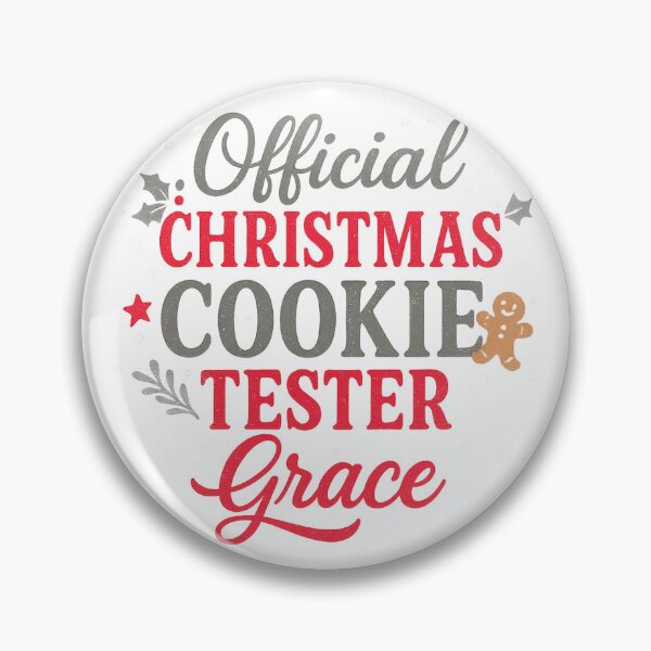 Item preview, Christmas Gift for Grace – Official Cookie Tester designed and sold by Meandmyshop.