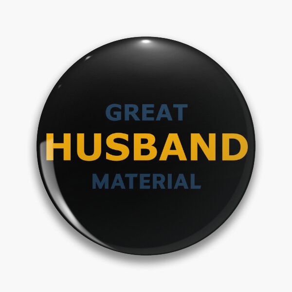 Item preview, Great Husband Material – Bold Funny Typography Design designed and sold by RedCircleArt.