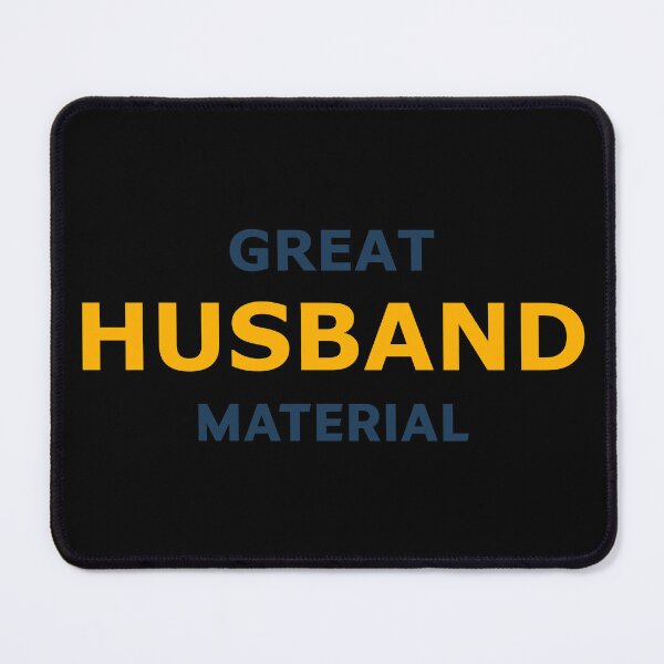 Item preview, Great Husband Material – Bold Funny Typography Design designed and sold by RedCircleArt.