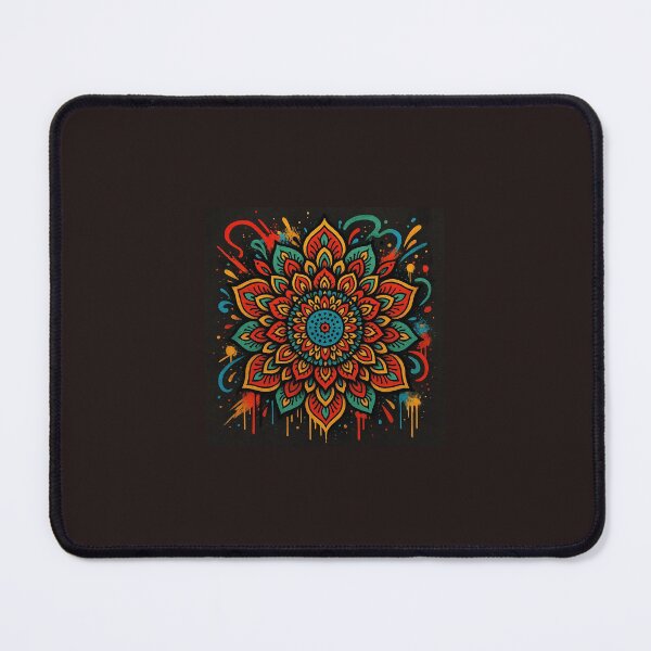 Item preview, Indian Mandala Graffiti Art – Vibrant Boho Street Style Design designed and sold by TrendBoost.