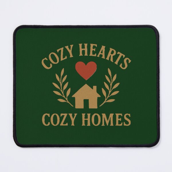 Item preview, Cozy Hearts, Cozy Homes – Warm Christmas Quote Design designed and sold by CraftedHome.