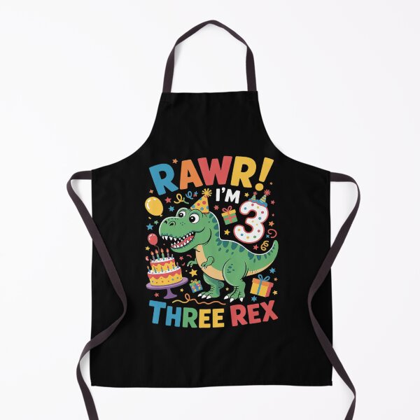 Item preview, Kids Three Rex Birthday Party Outfit Dinosaur 3 Year Old Boy designed and sold by BeetleMalon.