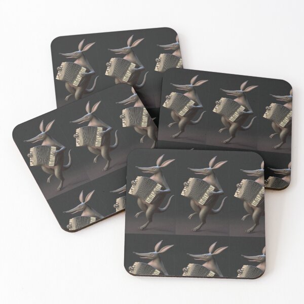 Item preview, Aardvark Accordion Player – Artistic Illustration designed and sold by TreatLLC.