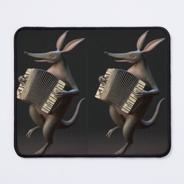 Item preview, Aardvark Accordion Player – Artistic Illustration designed and sold by TreatLLC.