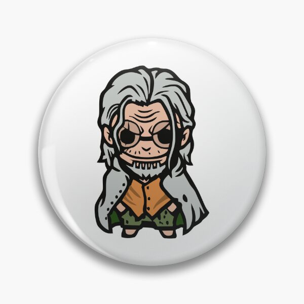 Item preview, dark king silvers rayleigh kawaii sticker onepiece designed and sold by Weelbein9.