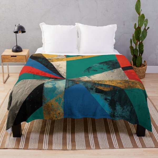 Item preview, Textured Geometric Cubist Abstract Art designed and sold by Harmonic_Layers.
