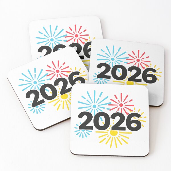Item preview, 2026 Fireworks Silhouette – Minimal Geometric New Year Celebration designed and sold by FUIRY .
