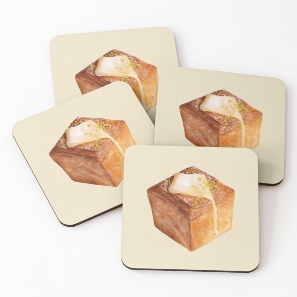 Item preview, Cube Croissant with Vanilla Custard designed and sold by Violet Peonies.