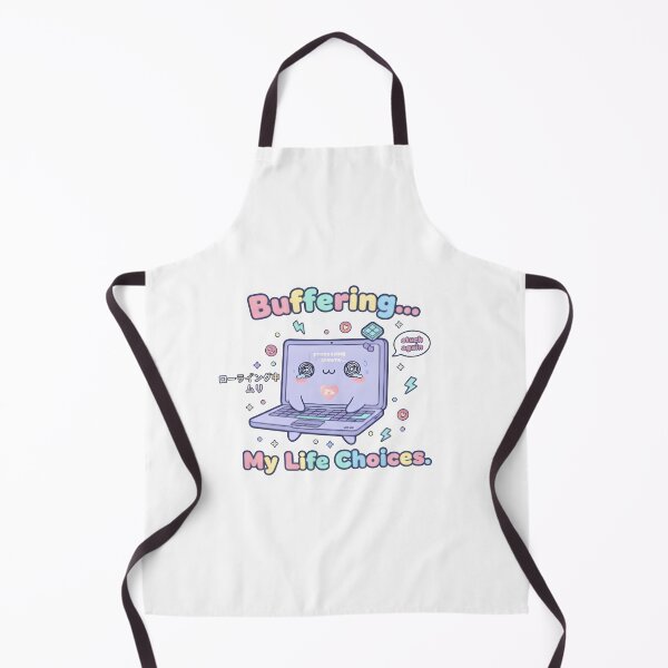Item preview, Kawaii Laptop Buffering – “Buffering My Life Choices” Funny Loading Design designed and sold by Snackwear Apparel.