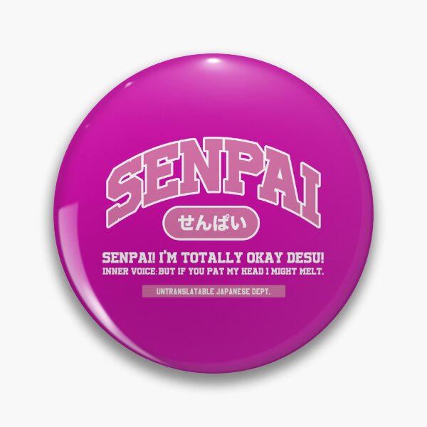 Item preview, Senpai – Untranslatable Japanese College Style Design designed and sold by Mog Mog Eatalot – Tokyo x A’dam Mashup.