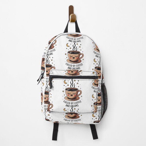 Item preview, Fueled by Coffee and Dreams – Kawaii Sleepy Coffee Cup Design designed and sold by Lulunza.