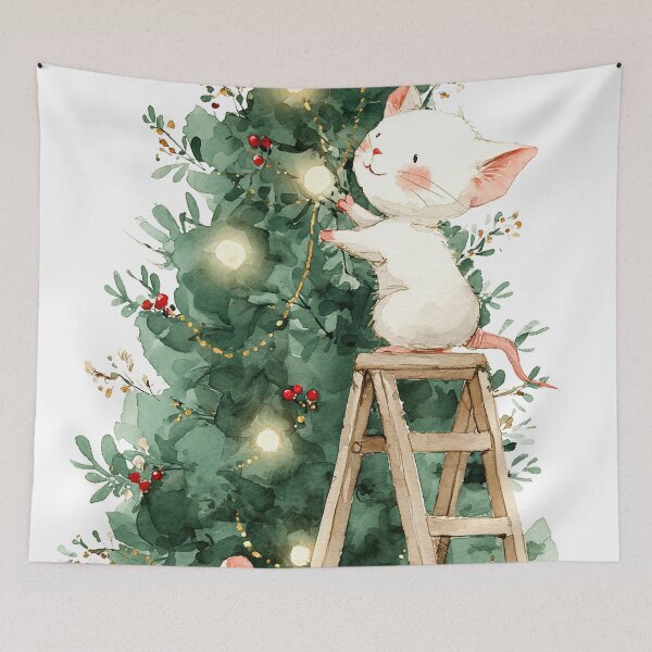 Item preview, Festive Mice Decorating Adventure designed and sold by Venon28.