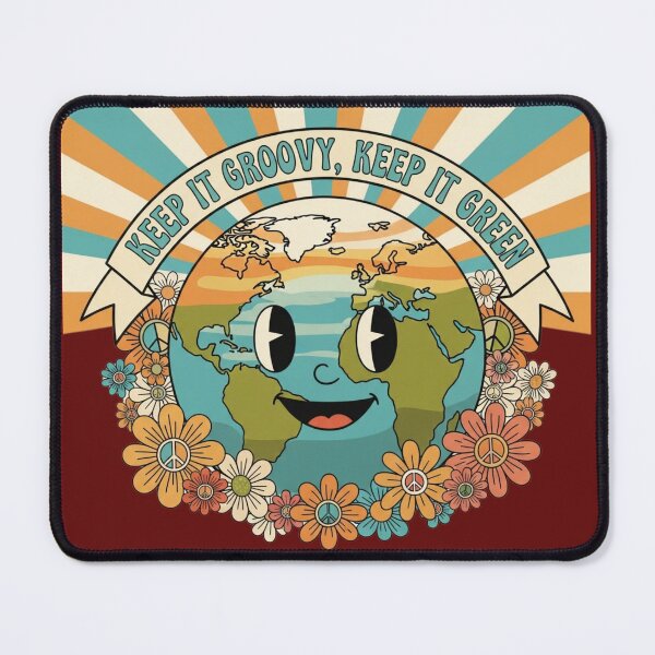 Item preview, Retro Eco Planet – Vintage Earth Design | Keep It Green designed and sold by Design_Your_Day.