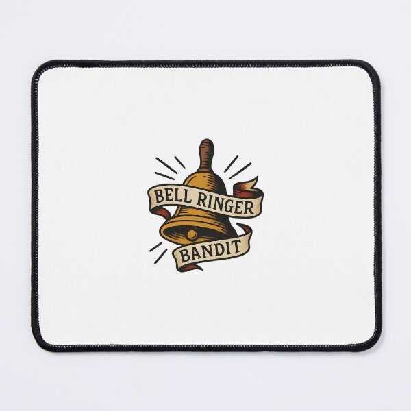 Item preview, Bell Ringer Bandit – Teacher Tattoo Flash Design designed and sold by ClassroomInk.