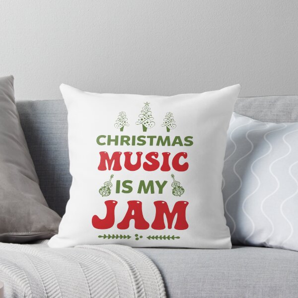 Item preview, Christmas Music Is My Jam - Festive Holiday Playlist Slogan designed and sold by FuzionRaptor.