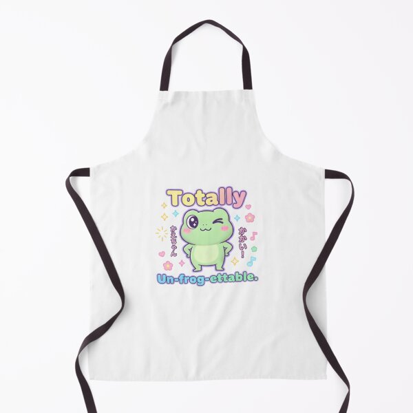 Item preview, Totally Un-Frog-ettable – Cute Kawaii Frog Pun Design designed and sold by Snackwear Apparel.