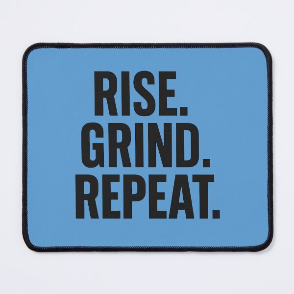 Item preview, Rise Grind Repeat Motivational Minimalist Bold Design designed and sold by ArtComixHaven.