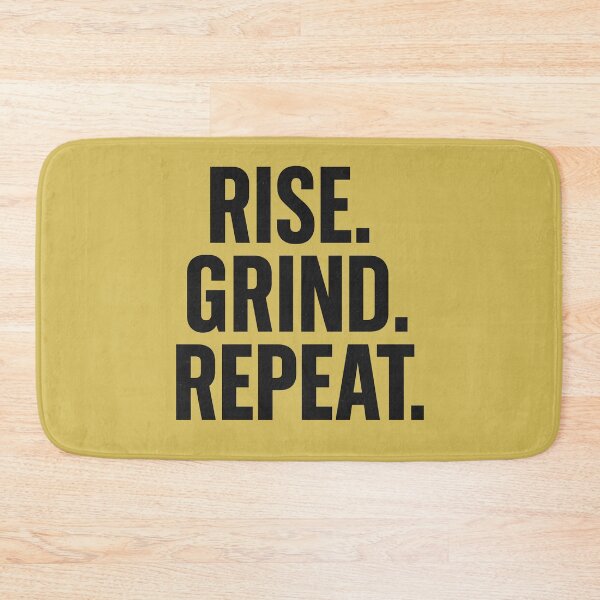 Item preview, Rise Grind Repeat Motivational Minimalist Bold Design designed and sold by ArtComixHaven.