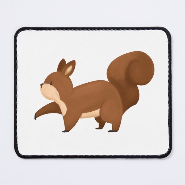 Item preview, Red squirrel on a walk designed and sold by Mothacles.
