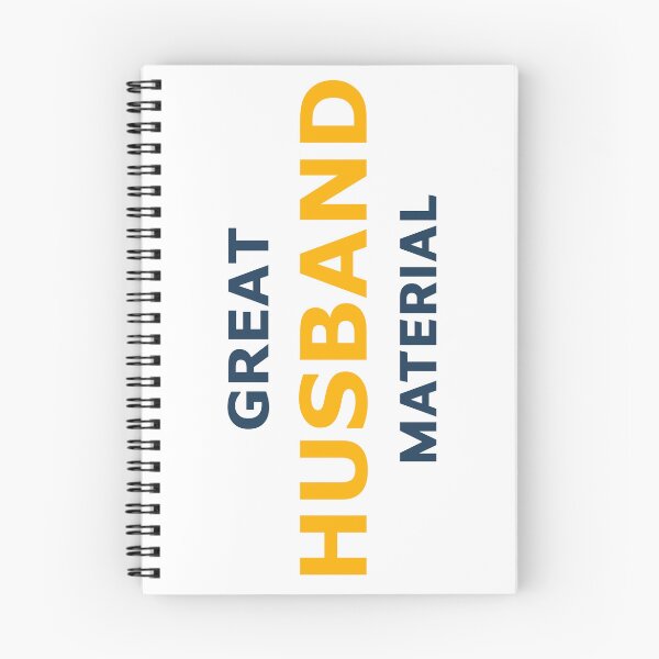 Item preview, Great Husband Material – Bold Funny Typography Design designed and sold by RedCircleArt.