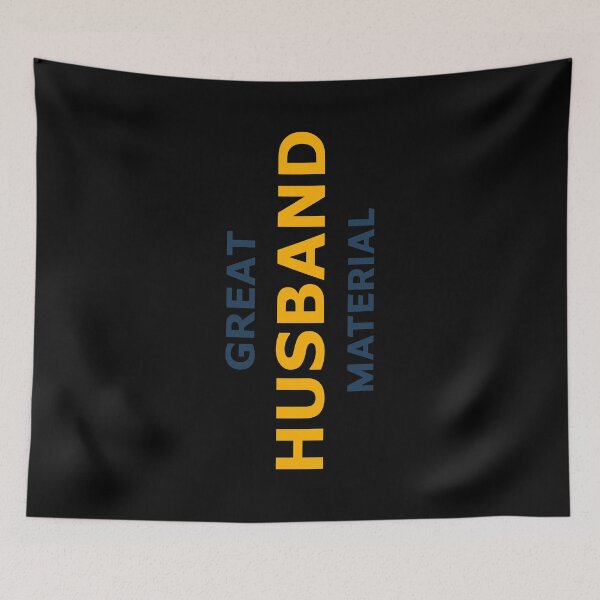 Item preview, Great Husband Material – Bold Funny Typography Design designed and sold by RedCircleArt.