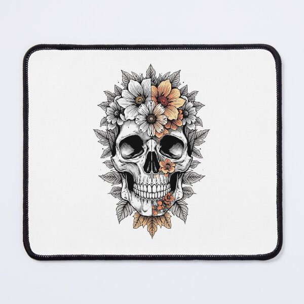 Item preview, Floral Skull Fusion Artwork designed and sold by Don'R.