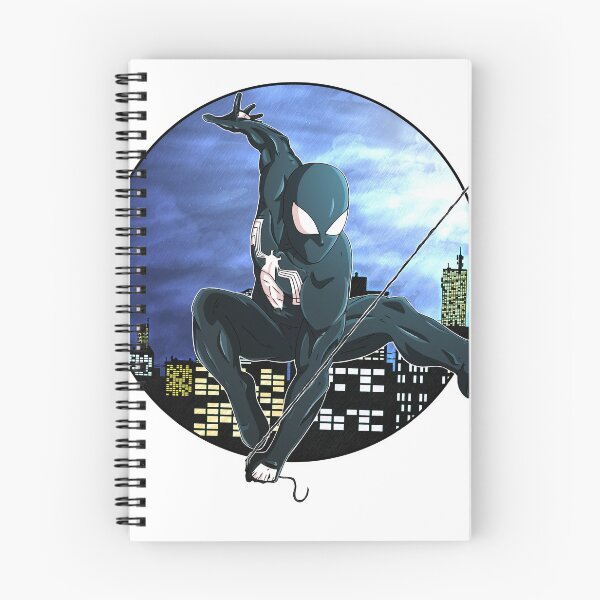 Item preview, Amazing Man spider  blacksuit swinging designed and sold by cry-babyDC.