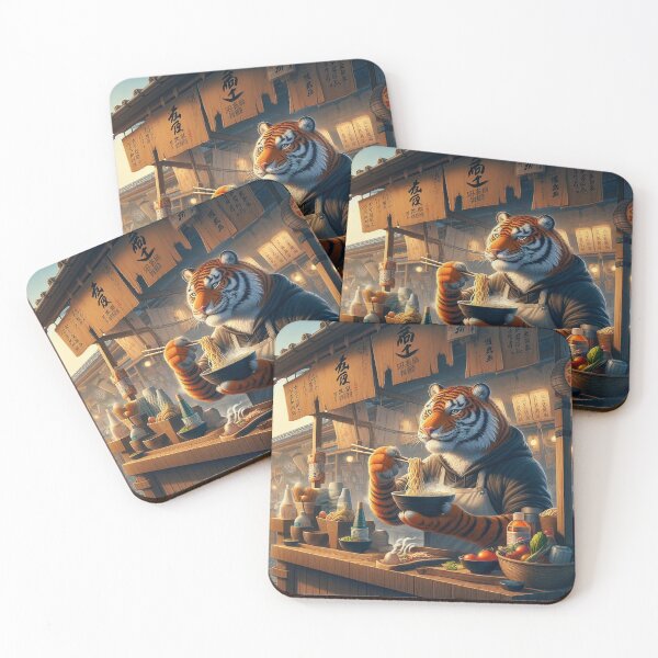 Item preview, Tiger Ramen Street Food Vendor designed and sold by nikkolaus.