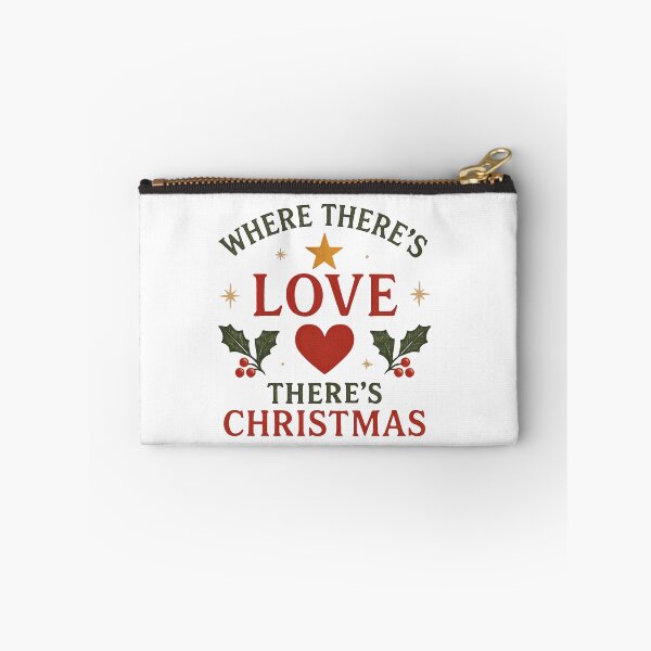 Item preview, Where There’s Love, There’s Christmas – Vintage Holiday Quote Design designed and sold by CraftedHome.
