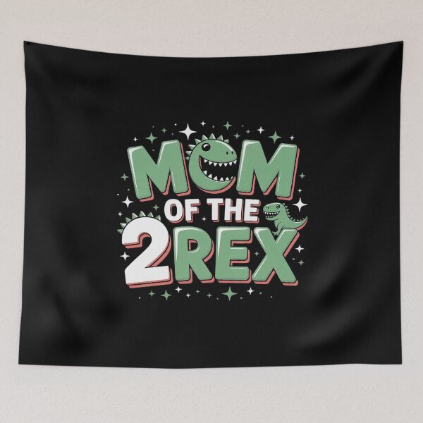 Item preview, Mom Of The Two Rex Birthday Dinosaur Family Matching  designed and sold by BeetleMalon.