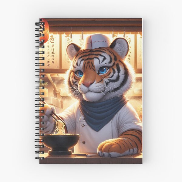 Item preview, Little Ramen Chef Tiger designed and sold by nikkolaus.