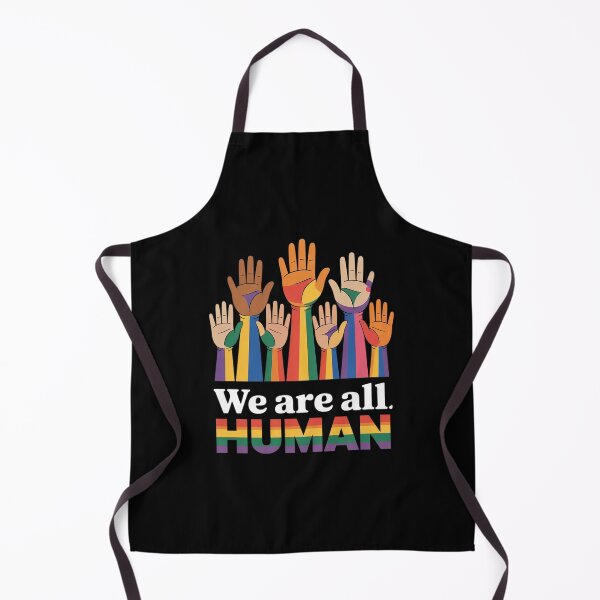 Item preview, Rainbow LGBT LGBTQ Transgender Gay Pride We Are All Human  designed and sold by lilLilaBatArt.