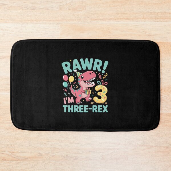 Item preview, RAWR I'm Three Rex for 3 year old toddler 3 Rex Birthday  designed and sold by BeetleMalon.