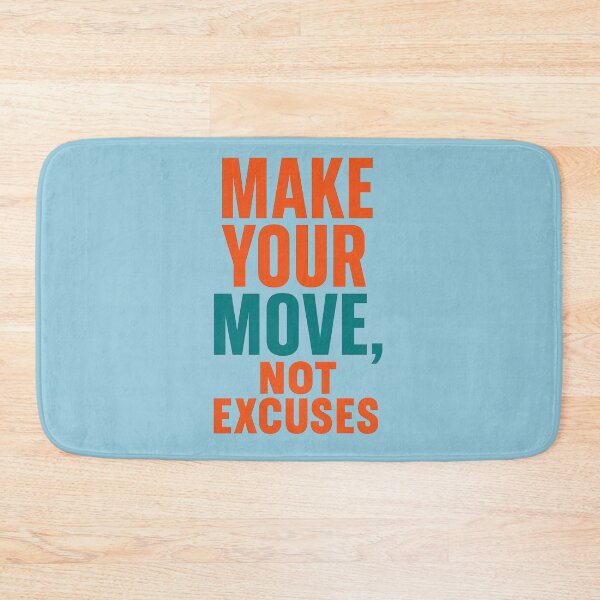 Item preview, Make Your Move Motivational Bold Text Art designed and sold by ArtComixHaven.