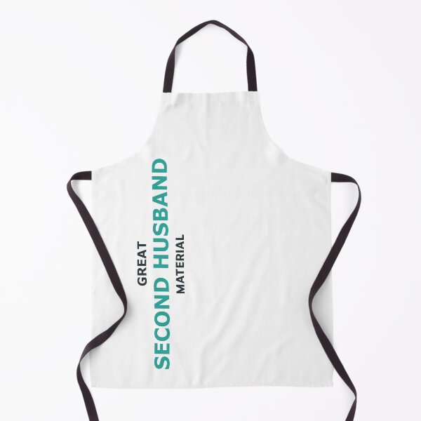 Item preview, Great Second Husband Material – Funny Teal Typography Design designed and sold by RedCircleArt.