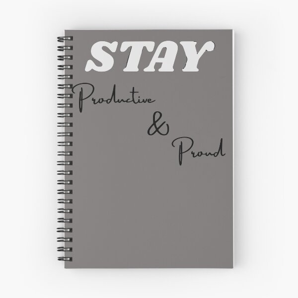 Item preview, Stay Productive & Proud - Motivational quote Design designed and sold by RADesignHub.