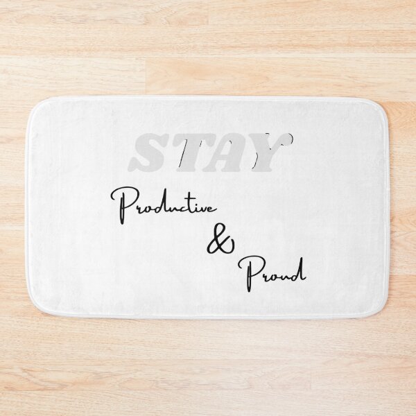 Item preview, Stay Productive & Proud - Motivational quote Design designed and sold by RADesignHub.