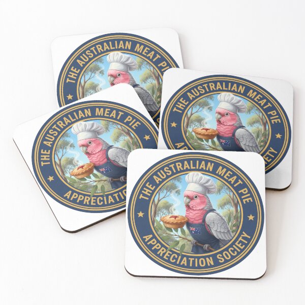 Item preview, The Meat Pie Galah designed and sold by The Australian Meat Pie Appreciation Society.