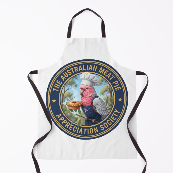 Item preview, The Meat Pie Galah designed and sold by The Australian Meat Pie Appreciation Society.