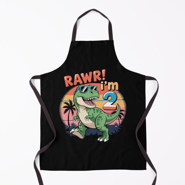 Item preview, Rawr I'm Two Rex 2nd Birthday Second Dinosaur 2 Year Old designed and sold by lilLilaBatArt.