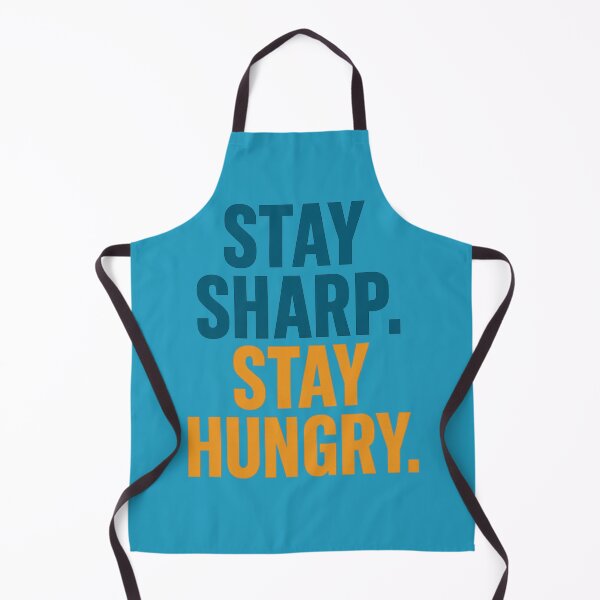 Item preview, Stay Sharp Stay Hungry Motivational Text Design designed and sold by ArtComixHaven.