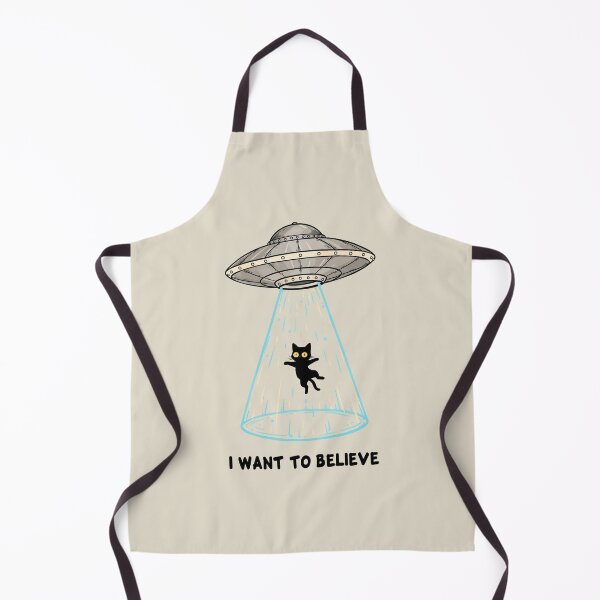 Item preview, Black Cat Abducted, Cool UFO Spaceship designed and sold by OrenjiArtShop.