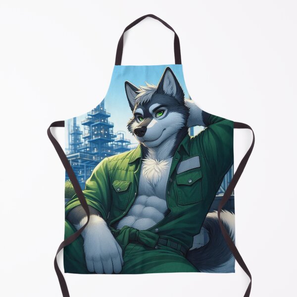 Item preview, Husky Break Time in the Shadows of the Steel Prison designed and sold by nikkolaus.