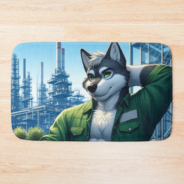 Item preview, Husky Break Time in the Shadows of the Steel Prison designed and sold by nikkolaus.